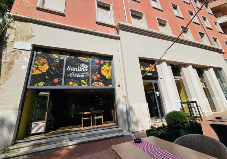 Prozorska grafika za Meksički restoran Santino